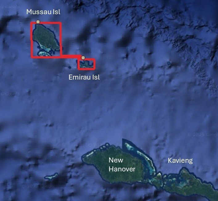 Mussau location map